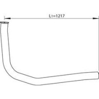 Tube entrée échappement pour Renault Série S