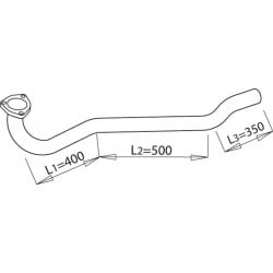 Tube entrée échappement pour Mercedes
