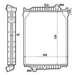 Radiateur pour Volvo FL6