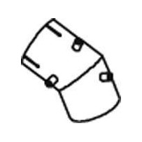 Tube sortie  d'échappement pour Renault major