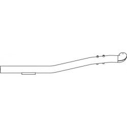 Tube sortie ech. verticale pour Renault Kérax