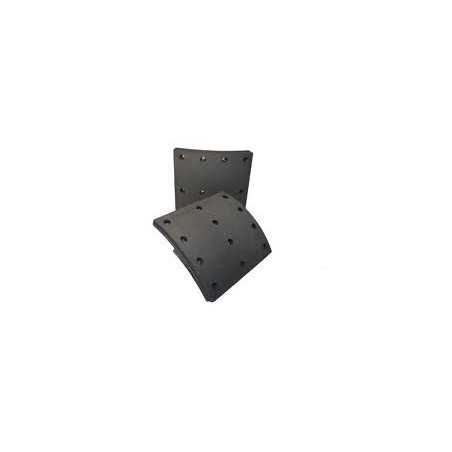 Jeu segments de frein cote 0 + rivets LG 200MM pour Volvo FM / FH