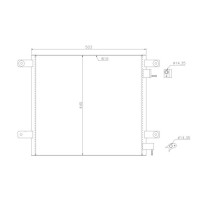 Condenseur climatisation pour Daf 85CF