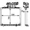 Radiateur eau pour Man TGA / TGS