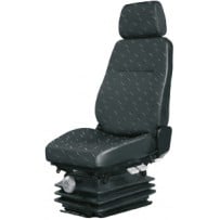 Siège de camion mécanique, tissu, gris , Entraxe 216 mm