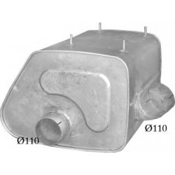 Silencieux échappement sortie verticale pour Man F2000