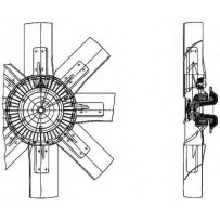 Ventilateur viscostatique pour Mercedes Benz 1922