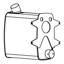 Silencieux d'échappement avec catalyseur pour Man TGA