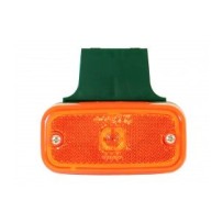Feu gabarit lateral orange avec support