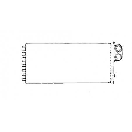 Radiateur de chauffage pour Renault Kérax