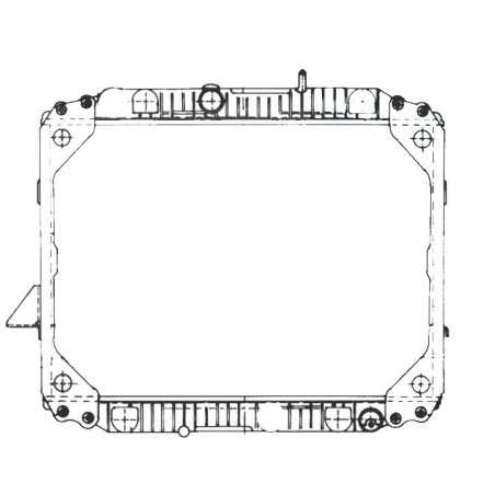 Radiateur eau pour Mercedes Benz Série L