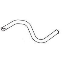 Tube de sortie d’échappement pour Mercedes Benz 1217
