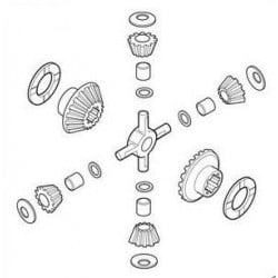 Jeu de satelites collection réparartion différentiel pour Mercedes Benz 2628