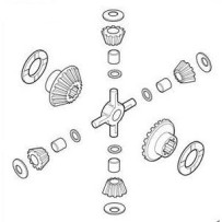 Jeu de satelites collection réparartion différentiel pour Mercedes Benz 2628