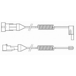 Indicateur usure frein pour Iveco Eurocargo