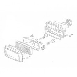 Optique de phare AV pour Man F2000 / L2000 / Etc