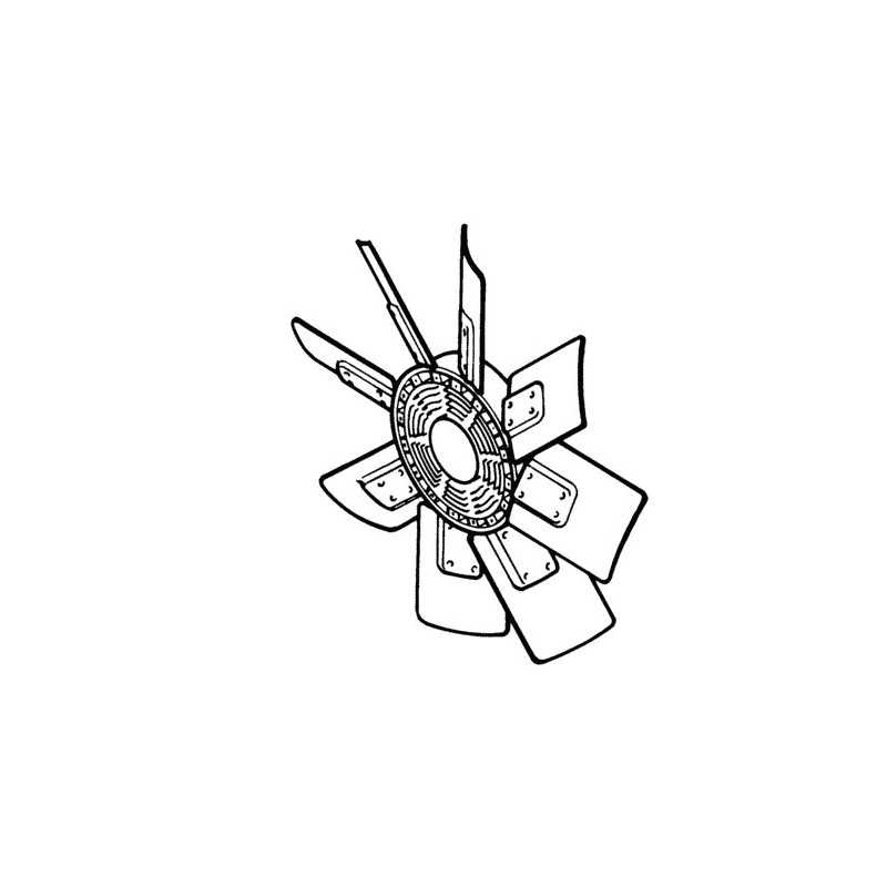 Ventilateur avec visco-coupleur pour Renault G230