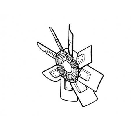 Ventilateur avec visco-coupleur pour Renault G230