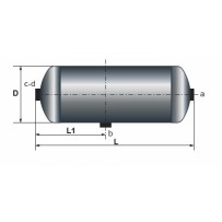 Réservoir air comprimé 30L/246X700,512  pour Iveco 14.152