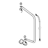 Bras de rétroviseur gauche pour Renault R385