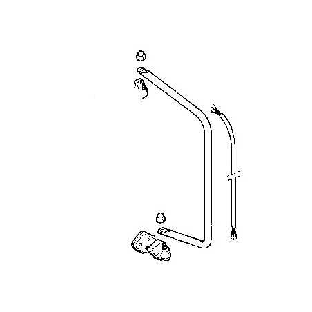 Bras de rétroviseur gauche pour Renault R385