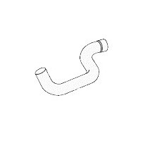 Tube d'entrée silencieux droit pour Merceds Benz SK/MK/NG