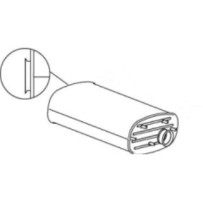 Silencieux d'échappement pour Renault Kérax