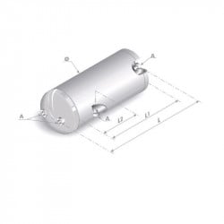 Réservoir d'air 30 Litres pour Iveco Stralis