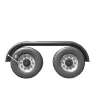 Ailes double essieu 650 X 1400