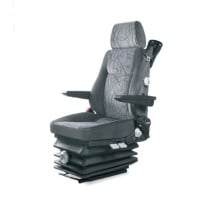 Siège de camion mécanique, tissu, noir , Entraxe 230 mm