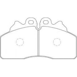 Kit de garnitures de disque de frein pour Iveco Eurocargo