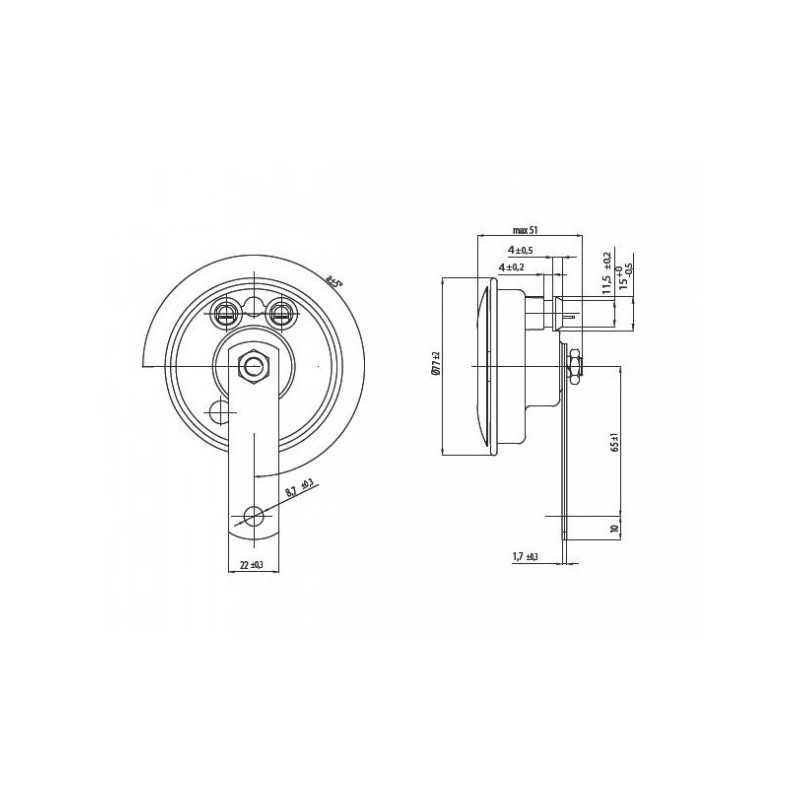 Avertisseur pour MAN TGL/TGM, TGA/TGS