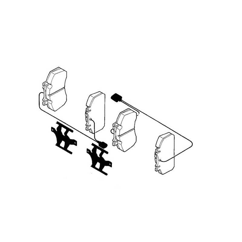 Jeu de plaquette de frein pour Renault Truck S