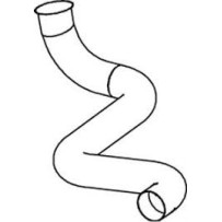 Tube d'entré d'échappement pour Renault Premium