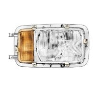 Phare principal, gauche pour Mercedes-Benz O 300-/O 400-Series / Setra S 200-/S 300-Series