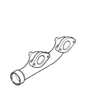 Pipe d'échappement arrière pour Renault Trucks Magnum AE385