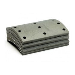Jeu de segment de frein 140mm + rivet pour Man 26.314