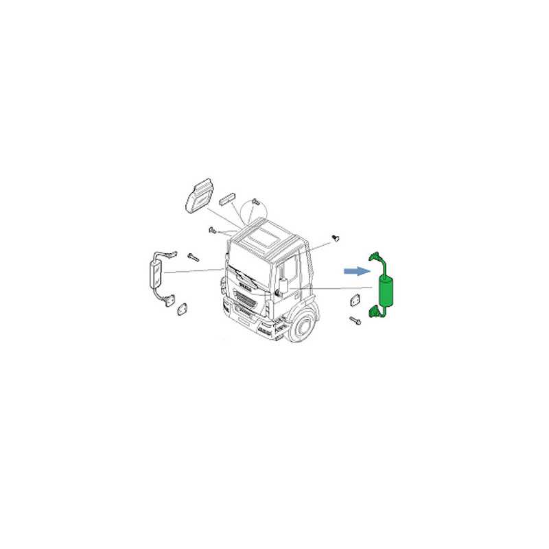 Rétroviseur gauche pour Iveco