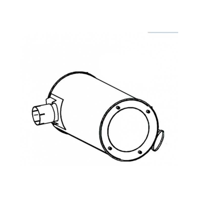 Silencieux échappement pour Iveco