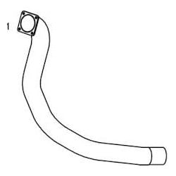 tuyaux d'échappement pour Renault Midliner