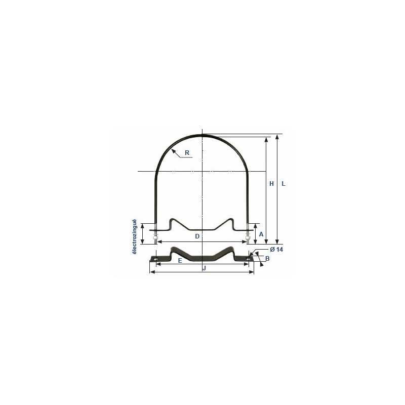 Étrier de fixation bouteille d'air 20 Litres