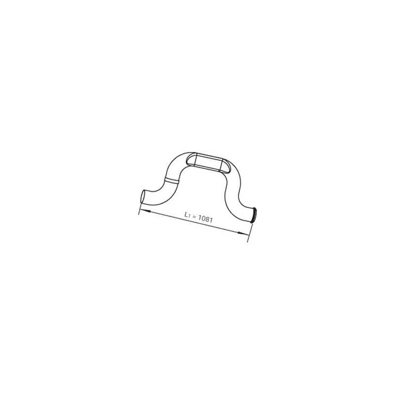 Tuyau d'échappement centrale