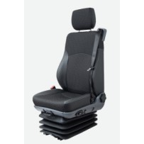 Siège de camion pneumatique, tissu, couleur noir