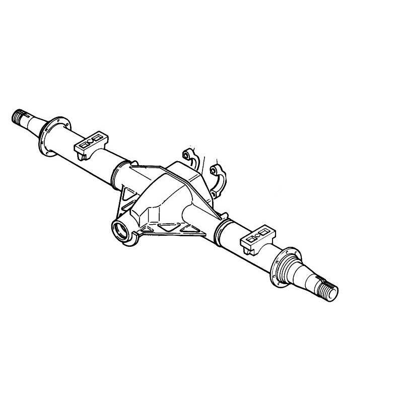 Pont d'essieu arrière pour Renault Tucks Midlum