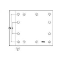 Jeu de garniture de frein + rivets (100) pour IVECO UNIC