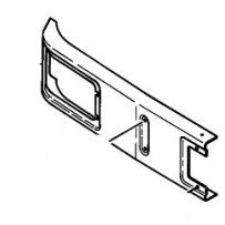 Demi pare-choc droit pour Renault Truck G300