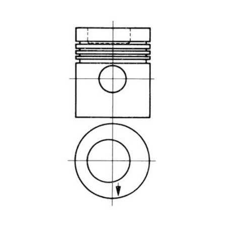 Piston pour Mercedes Benz 1213