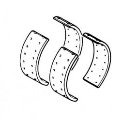 Kit de garnitures de frein avant pour Renault Trucks S110