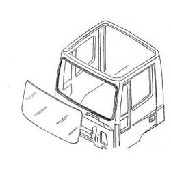 Pare - brise pour Iveco Eurotech