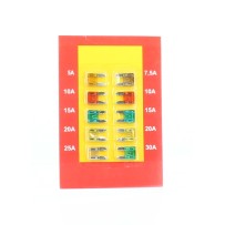 Assortiment de 10 fusibles MINI